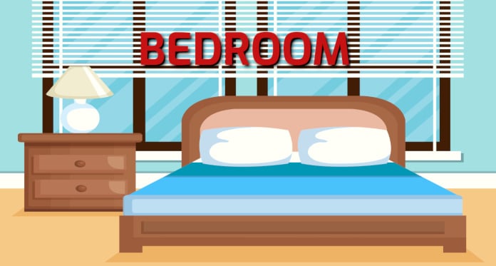 Bedroom Objects Vocabulary 🛏️ with Pictures