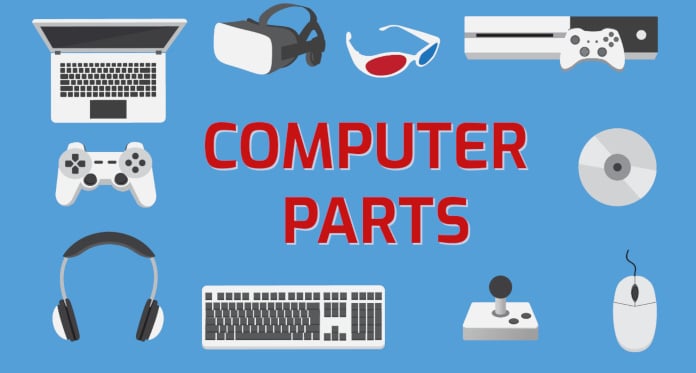 20 Computer Parts Name In English Computer Parts Name Name Of Computer 
