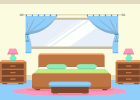 bedroom vocabulary image in English
