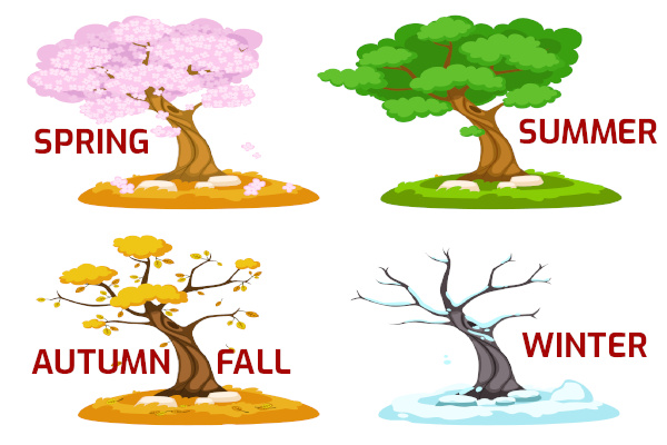 seasons in English