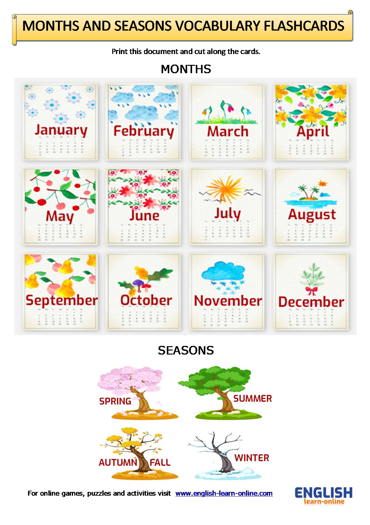 Времена года на английском языке для детей. Seasons and months задания. Времена года на английском. Months of the year and Seasons. Days months and Seasons in English.