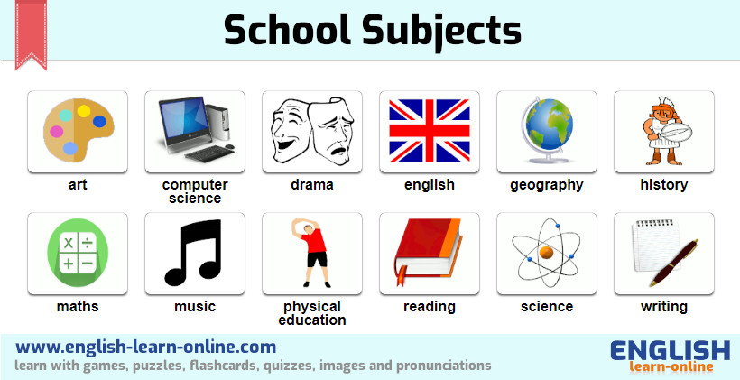 education subject list