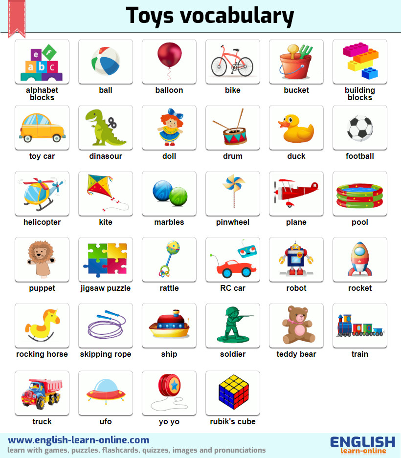 Toys Printable English Esl Vocabulary Worksheets 1 En Vrogue co