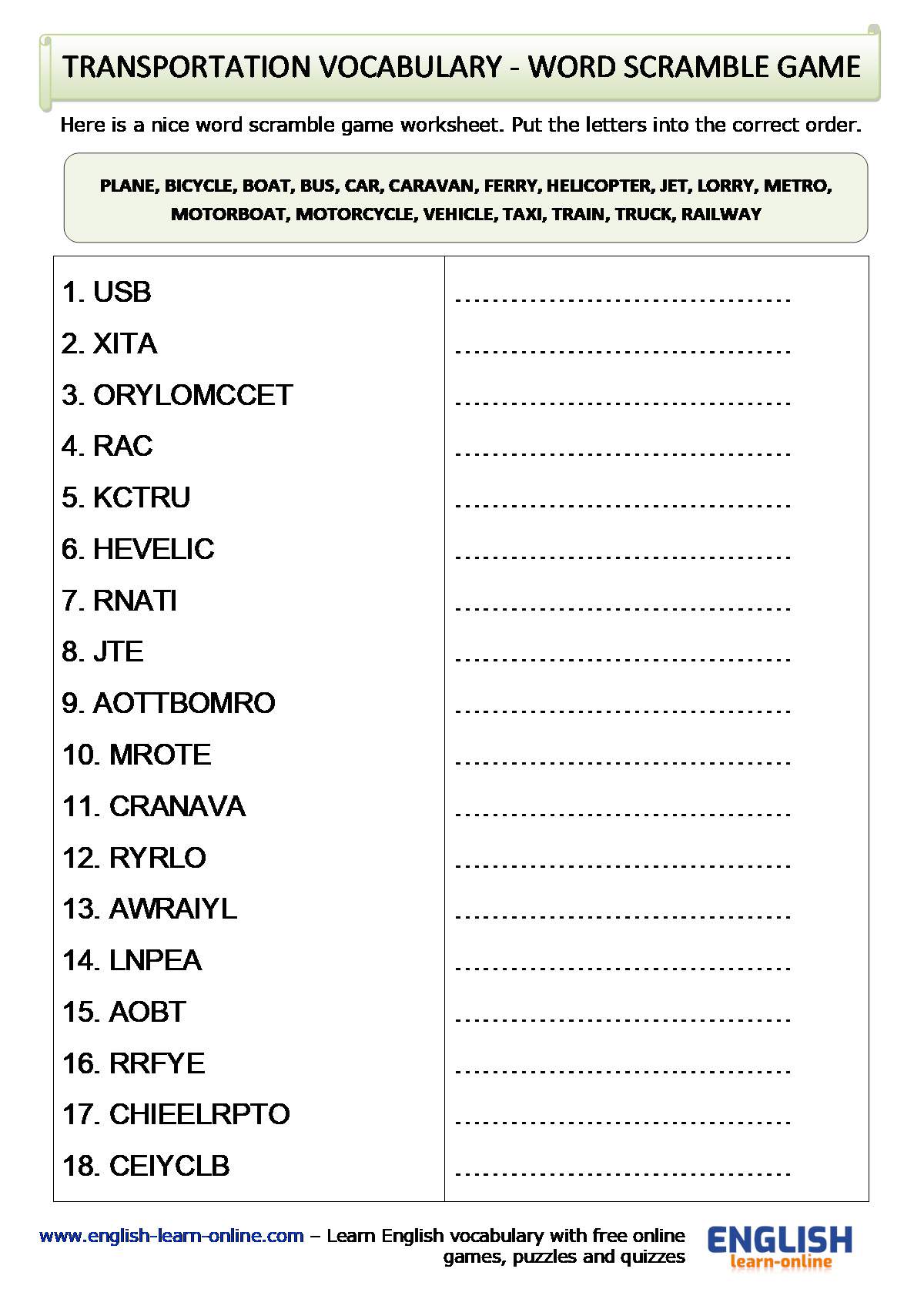 Transportation Verbs  Teaching english, English vocabulary