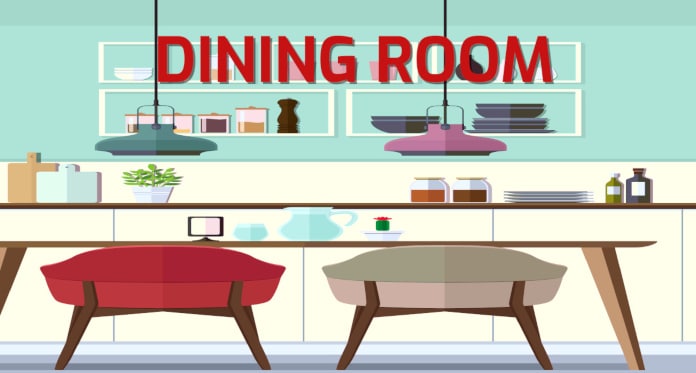 dining room sentence example