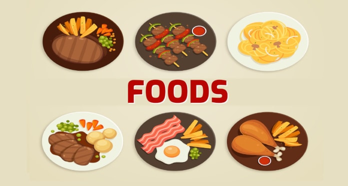 foods vocabulary in English