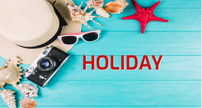 holiday vocabulary in English