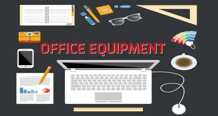 Office equipment - ESL worksheet by LadyKitty