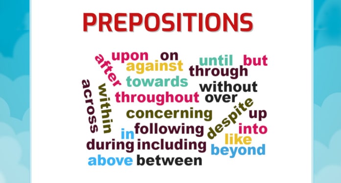 Prepositions in English with Pictures and Exercises