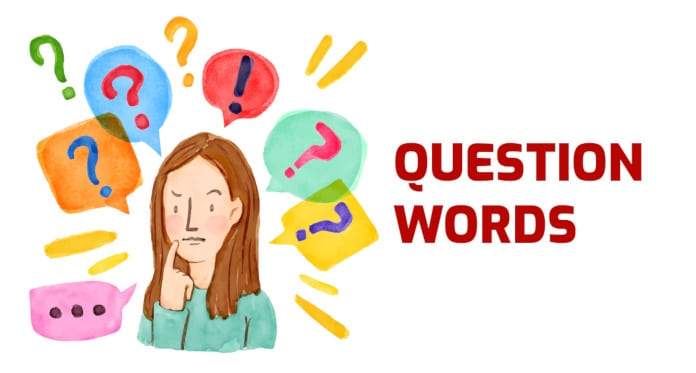 questions words vocabulary in English